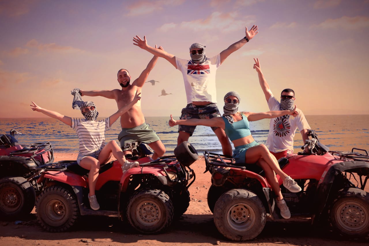 Quad biking group in sharm el sheikh